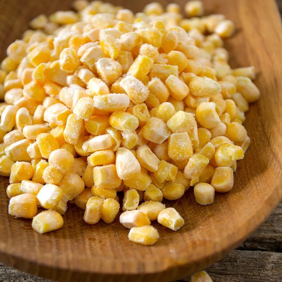 Frozen sweet corn